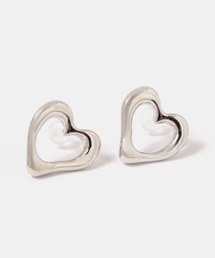 FOREVER 21 | ハート樹脂ピアス(ピアス（両耳用）)