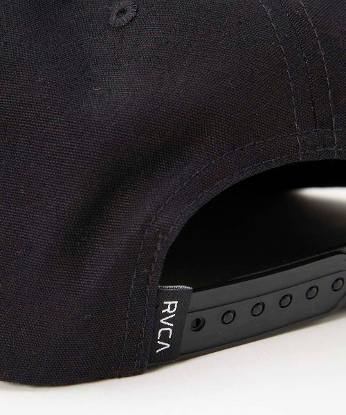 RVCA(ルーカ)の「RVCA メンズ WORDMARK SNAPBACK キャップ 【2024年秋冬モデル】/ルーカワッペンスナップバックキャップ(キャップ・メンズ・ブラック・FREE)」の3枚目の写真