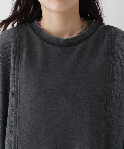 RAGEBLUE（レイジブルー）の「リメイク風/ドッキングピグメントスウェット（スウェット・レディース・アイボリー/ブルー/スミクロ・FREE）」の22枚目の写真