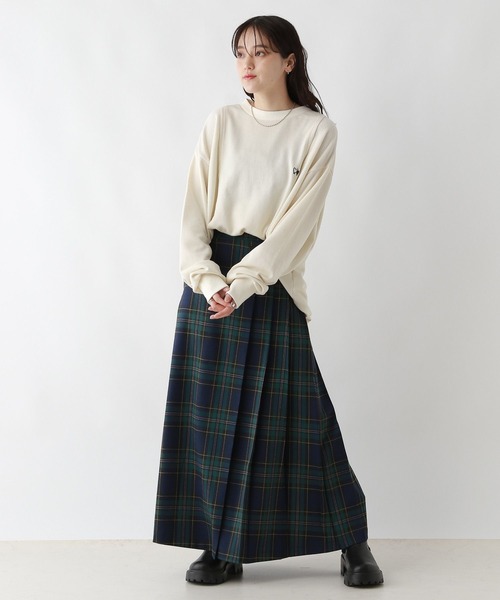 RAGEBLUE（レイジブルー）の「リメイク風/ドッキングピグメントスウェット（スウェット・レディース・アイボリー/ブルー/スミクロ・FREE）」の5枚目の写真