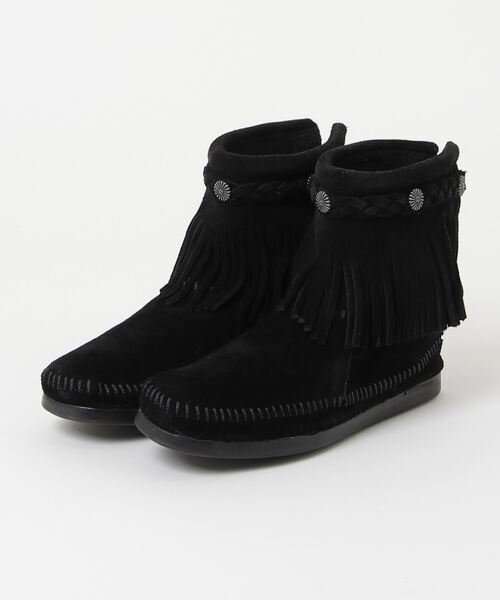 【セール】『MINNETONKA』ハイ トップ バック ジッパー HI TOP BACK ZIP BOOTS(ブーツ)|Minnetonka(ミネトンカ)