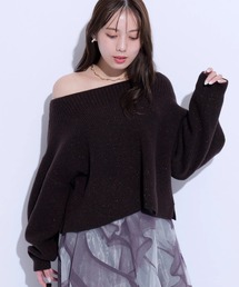 Mystrada（マイストラーダ）の「アクアオフショルニット（ニット