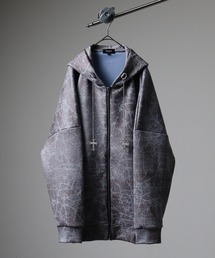 REGIEVO | Full zip hoodie with cross chain / クロスチェーン付きフルジップパーカー unisex(パーカー)