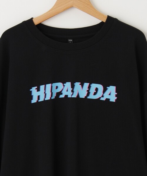 &Bridge(アンドブリッジ)の「HIPANDA(ハイパンダ) バックプリントロンT(Tシャツ/カットソー・メンズ・ブラック・03/05)」の4枚目の写真