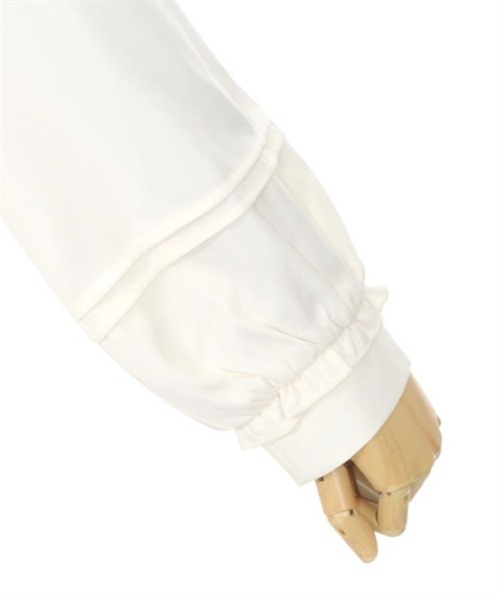 axes femme（アクシーズファム）の「リボン付きプリーツミニワンピース（ワンピース・レディース・グレー/ネイビー/ホワイト・FREE）」の12枚目の写真