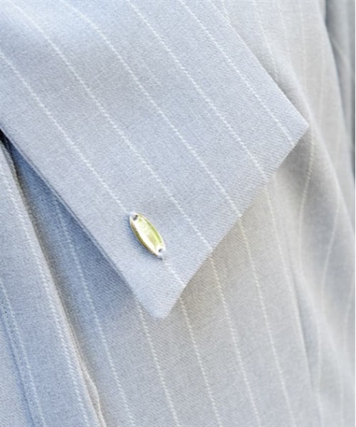 axes femme（アクシーズファム）の「リボン付きプリーツミニワンピース（ワンピース・レディース・グレー/ネイビー/ホワイト・FREE）」の19枚目の写真