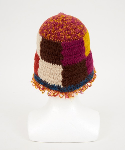 即購可CONP Hat With Tail チェック柄　y2k ハット男女兼用 an meets zakka ハート刺繍デニムハット / バケットハット