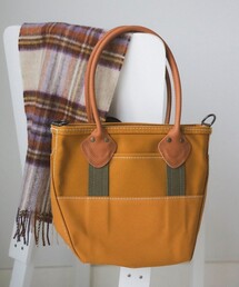 L.L.Bean | 【別注】L.L.Bean / Deep Bottom Leather Handle Zip Tote S(トートバッグ)