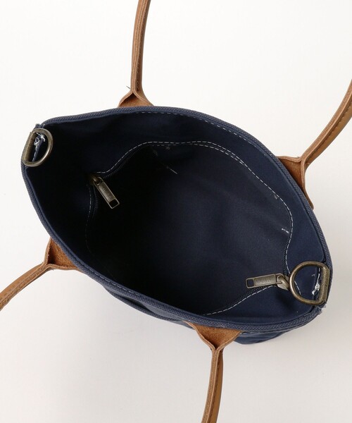 ビームスの百名品】L.L.Bean /【別注】Deep Bottom Leather Handle Zip