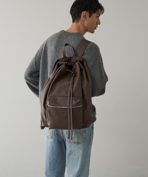 IACUCCI(イアクッチ)の「ルーポ BP VITELLO(バックパック/リュック・メンズ・ブラウン・FREE)」の19枚目の写真