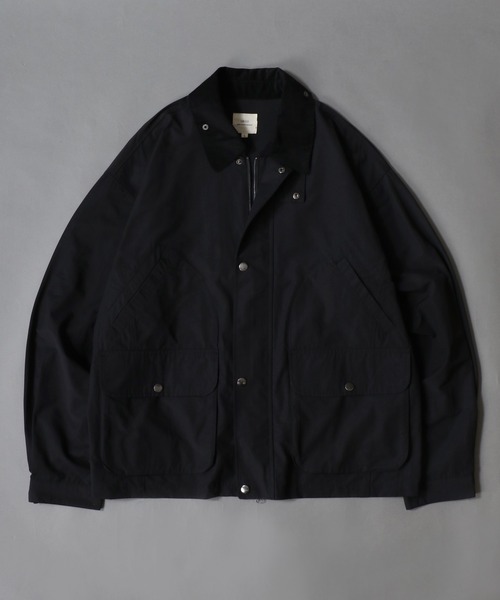 SITRY（シトリー）の「Hunting Jacket/オーバーサイズ コーデュロイ襟 ハンティングジャケット ブルゾン ハーフコート（ブルゾン・メンズ・モスグリーン/ブラック・M/L/LL）」の9枚目の写真