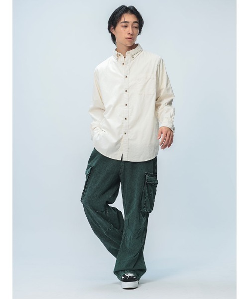SAKAZEN(サカゼン)の「コーデュロイ ボタンダウン 長袖 シャツ(シャツ/ブラウス・メンズ・ダークグレー/アイボリー/ブラック/カーキ/ブラウン・LL/M/L)」の7枚目の写真