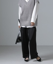 NANO universe（ナノユニバース）の「サテンイージーパンツ（その他パンツ）」