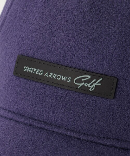 UNITED ARROWS GOLF（ユナイテッドアローズゴルフ）の「フリース キャップ（ゴルフグッズ・メンズ・パープル/ブラック・FREE）」の4枚目の写真