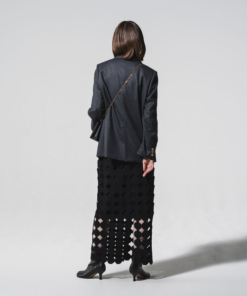 Noble（ノーブル）の「ドットモチーフニットスカート（スカート）」 - WEAR