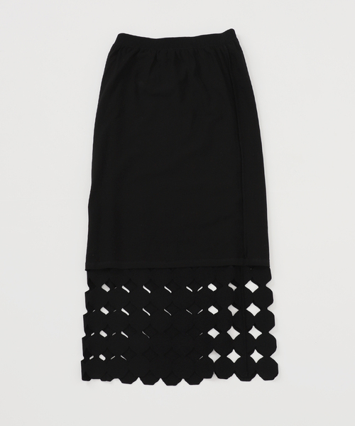 Noble（ノーブル）の「ドットモチーフニットスカート（スカート）」 - WEAR