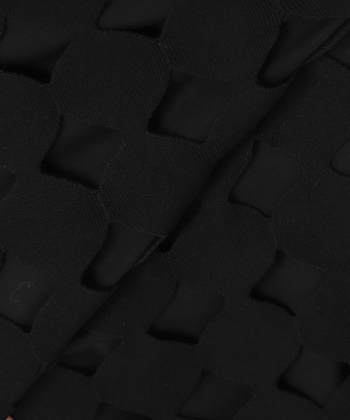 Noble（ノーブル）の「ドットモチーフニットスカート（スカート