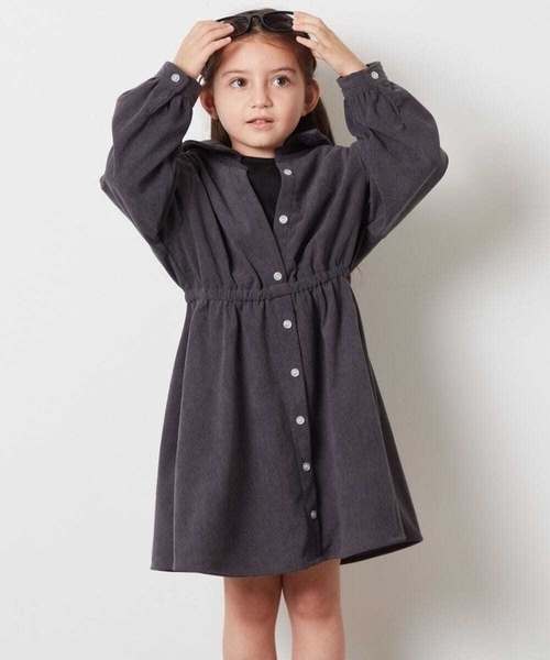 【セール】[160]レイヤードシャツワンピース（ワンピース）｜a.v.v（アーヴェヴェ） 5,591円