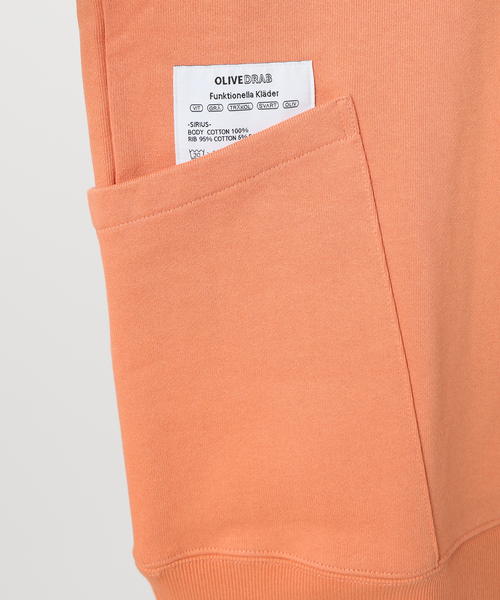 B.C STOCK（ベーセーストック）の「OLIVEDRAB キャリーポケットスウェット（スウェット・メンズ・チョコ/オレンジ/スミクロ/グレー・MEDIUM/LARGE/X-LARGE）」の16枚目の写真