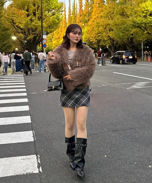 efill(エフィル)の「カジュアル ファー コート(その他アウター・レディース・ブラウン・L)」の13枚目の写真