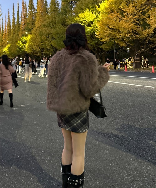 efill(エフィル)の「カジュアル ファー コート(その他アウター・レディース・ブラウン・L)」の8枚目の写真