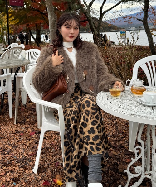 efill(エフィル)の「カジュアル ファー コート(その他アウター・レディース・ブラウン・L)」の17枚目の写真