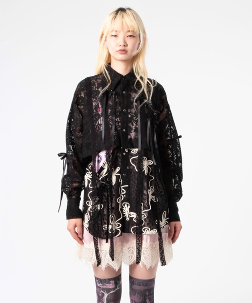 rurumu:（ルルムウ）の「rurumu:/ルルムウ/lace detachable shirts