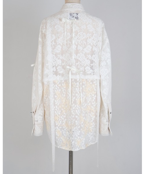 rurumu （ルルムウ）レースブラウス rurumu:（ルルムウ）の「rurumu:/ルルムウ/lace detachable