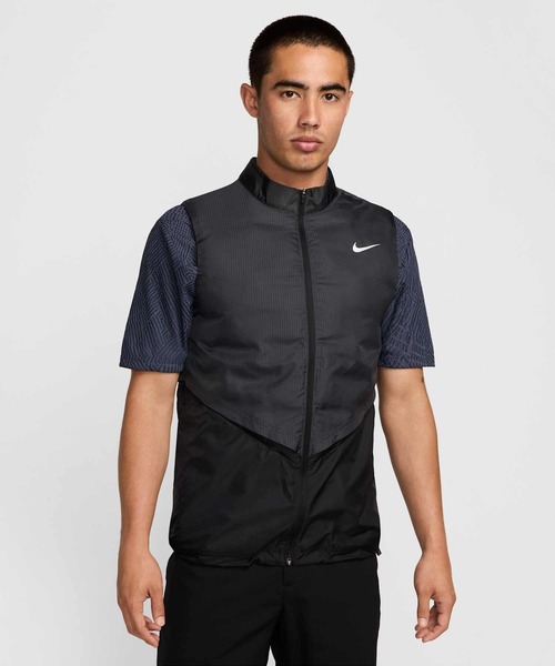 NIKE(ナイキ)の「ナイキ メンズ Therma-FIT ADV レペル ゴルフベスト / Nike Men's Therma-FIT ADV Repel Golf Vest FQ0448-010 Black(ベスト・メンズ・ブラック・2XL/L/M/S/XL)」の2枚目の写真