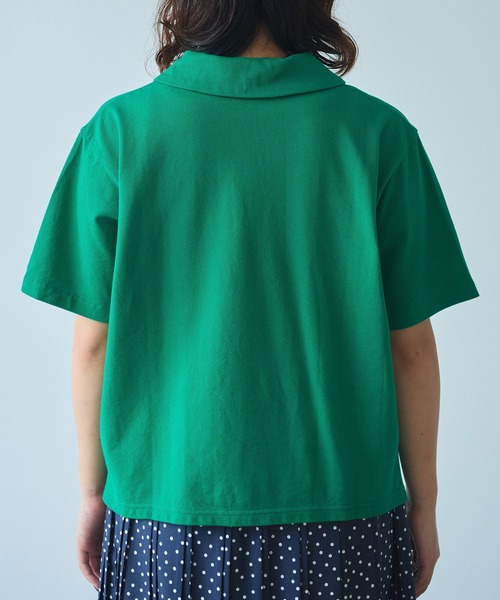 bulle de savon ビュルデサボン カノコ　ポロシャツ セール】GIZAndy カノコ polo プルオーバー（ポロシャツ