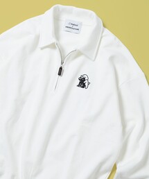 FREAK'S STORE（フリークスストア）の「matsui×FREAK'S STORE/マツイ×フリークスストア 別注「よいしょ」刺繍 ハーフジップ スウェット（スウェット・メンズ）」
