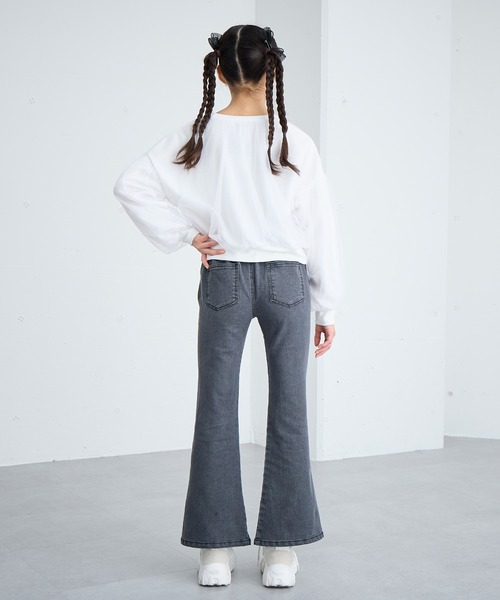 スワロフスキー　ストーンデニムパンツ スワロフスキー ストーンデニムパンツ S～Mサイズ】オーロラ