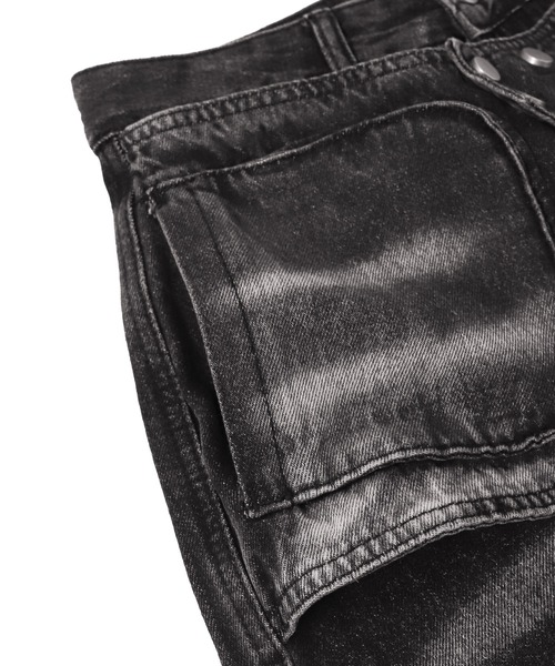 dispark（ディスパーク）の「DISPARK/ラップブラストフレアデニム（デニムパンツ・レディース・ブラック/ブルー系1・MEDIUM/SMALL）」の16枚目の写真