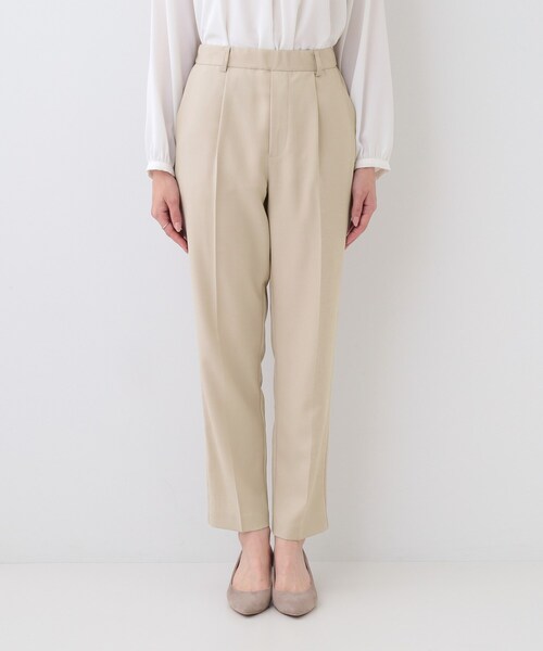 DRESKIP（ドレスキップ）の「【洗える/S-LL/セットアップ可/通勤/セレモニー】洗濯後しわになりにくい テーパードパンツ（その他パンツ・レディース・ベージュ/ブラック/グレー・04/03/02/01）」の19枚目の写真