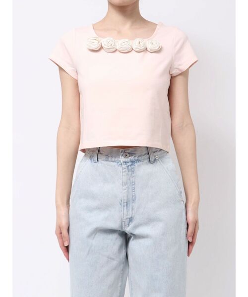 tシャツ 3D ROSE TSHIRTS/3DローズTシャツ レディース 3D ROSE TSHIRTS/3DローズTシャツ（Tシャツ/カットソー