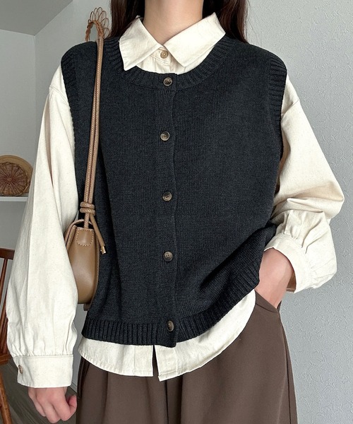 Cham.（チャム）の「シンプルポケットシャツ（シャツ/ブラウス・レディース・オフホワイト/ベージュ・F）」の18枚目の写真