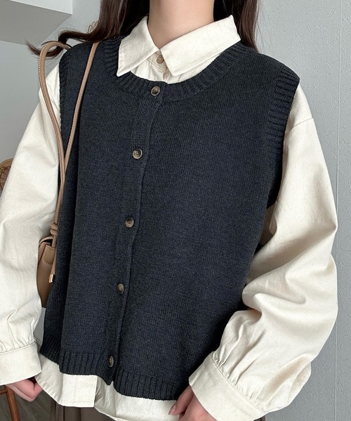 Cham.（チャム）の「シンプルポケットシャツ（シャツ/ブラウス・レディース・オフホワイト/ベージュ・F）」の19枚目の写真