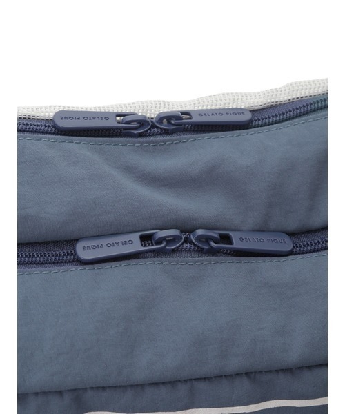 gelato pique（ジェラートピケ）の「トラベルポーチM（ポーチ・レディース・オフホワイト/ラベンダー/ネイビー・FREE）」の9枚目の写真