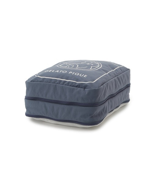 gelato pique（ジェラートピケ）の「トラベルポーチM（ポーチ・レディース・オフホワイト/ラベンダー/ネイビー・FREE）」の8枚目の写真