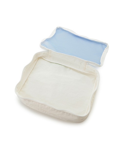 gelato pique（ジェラートピケ）の「トラベルポーチM（ポーチ・レディース・オフホワイト/ラベンダー/ネイビー・FREE）」の15枚目の写真