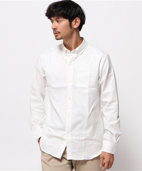 EDIFICE（エディフィス）の「◇メランジネル BDシャツ（シャツ/ブラウス・メンズ・ホワイト/チャコールグレー/ネイビー・48/46/44/50）」の12枚目の写真