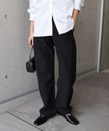 裏起毛ポンチカーブパンツ