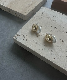 aimoha（アイモハ）の「【moyo】ダブルエリプス　ピアス（ピアス（両耳用））」