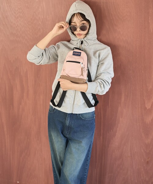 FREAK'S STORE(フリークスストア)の「限定展開 JANSPORT/ジャンスポーツ RIGHT PACK MINI/ライト パック ミニ(バッグ・リュック)(バックパック/リュック・レディース・ピンク/ブラック/オリーブ/ナチュラル・ONE SIZE)」の12枚目の写真