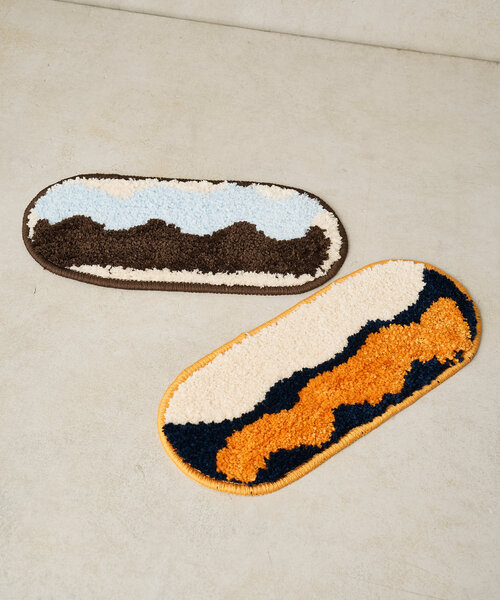 BIRTHDAY BAR(バースデイバー)の「【SAHIR サヒール】Accent mat(ラグ/マット・レディース・ブルー/オレンジ・0)」の9枚目の写真