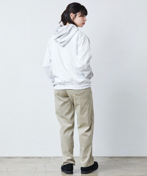 L.L.Bean(エルエルビーン)の「【JAPAN EDITION】ポーテージ・フード・スウェットシャツ(パーカー・レディース・ライトグレー/ピンク/ネイビー・MEDIUM)」の20枚目の写真