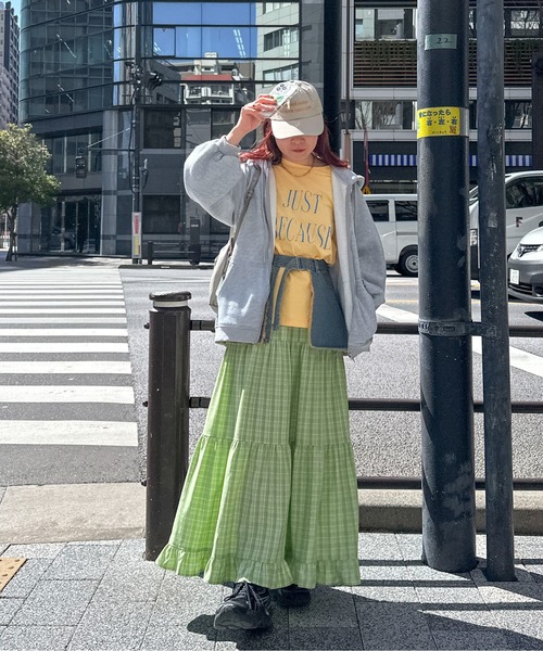 PILIT(ピリット)の「デニムラップスカート(スカート・レディース・サックスブルー/ブルー・MEDIUM)」の3枚目の写真