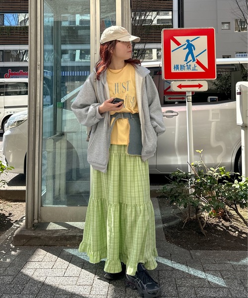 PILIT(ピリット)の「デニムラップスカート(スカート・レディース・サックスブルー/ブルー・MEDIUM)」の4枚目の写真