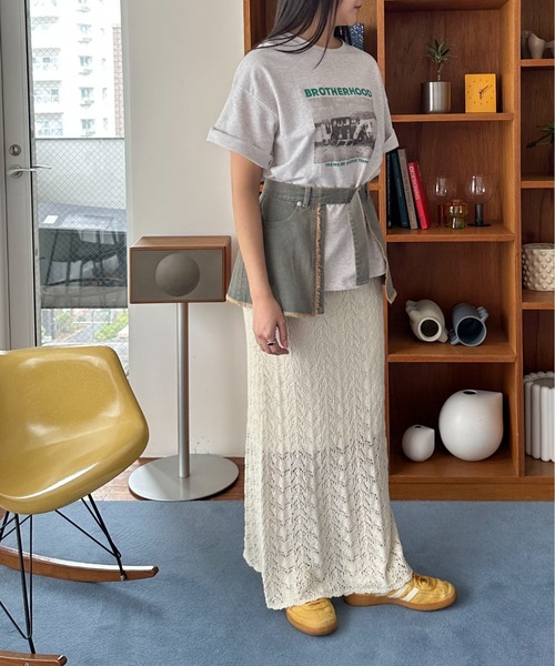 PILIT(ピリット)の「デニムラップスカート(スカート・レディース・サックスブルー/ブルー・MEDIUM)」の14枚目の写真