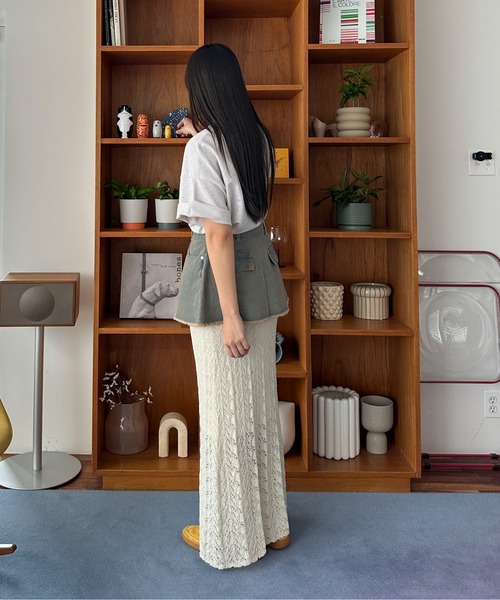 PILIT(ピリット)の「デニムラップスカート(スカート・レディース・サックスブルー/ブルー・MEDIUM)」の17枚目の写真